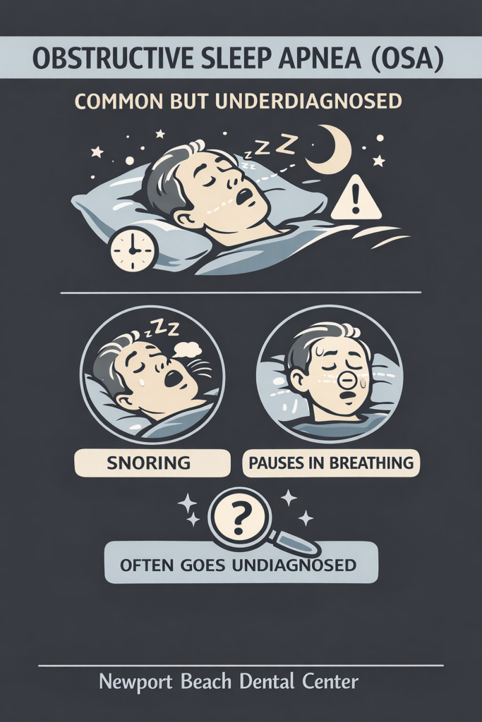 Obstructive sleep apnea infographic